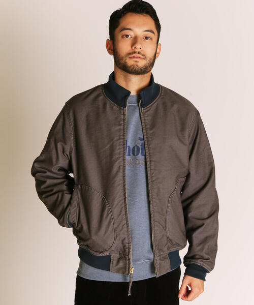 schott(ショット)の「Schott/ショット/CIVILIAN WINTER COMBAT JACKET/シビリアン ウィンター コンバットジャケット(ブルゾン・メンズ・ブラック/グレー・M/L/2XL/XL)」の2枚目の写真