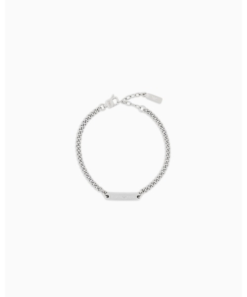 EMPORIO ARMANI(エンポリオアルマーニ)の「【エンポリオ アルマーニ】エンポリオ アルマーニ IDブレスレット ステンレススチール(ブレスレット・メンズ・その他1・FREE)」の1枚目の写真