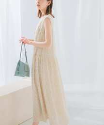 URBAN RESEARCH ROSSO WOMEN | ジャガードVネックワンピース(ワンピース)