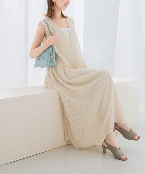 セール】ジャガードVネックワンピース（ワンピース）｜URBAN RESEARCH