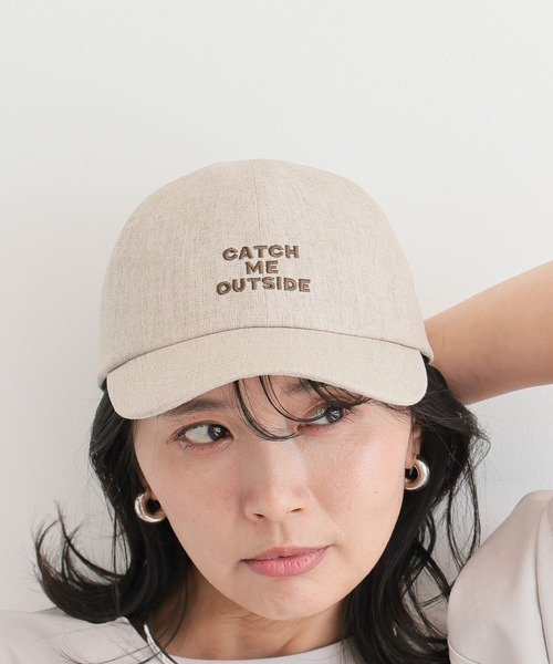 BARNYARDSTORM(バンヤードストーム)の「BARNYARDSTORM / リネンロゴキャップ(キャップ・レディース・チャコールグレー/ベージュ・FREE)」の16枚目の写真