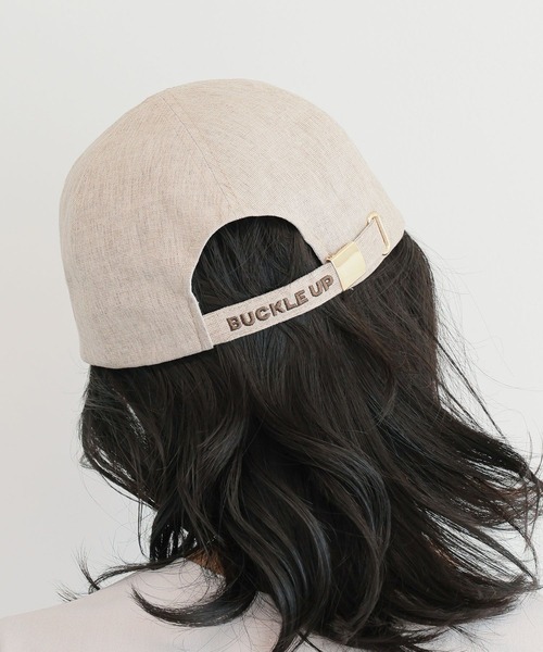 BARNYARDSTORM(バンヤードストーム)の「BARNYARDSTORM / リネンロゴキャップ(キャップ・レディース・チャコールグレー/ベージュ・FREE)」の17枚目の写真