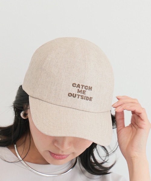 BARNYARDSTORM(バンヤードストーム)の「BARNYARDSTORM / リネンロゴキャップ(キャップ・レディース・チャコールグレー/ベージュ・FREE)」の20枚目の写真