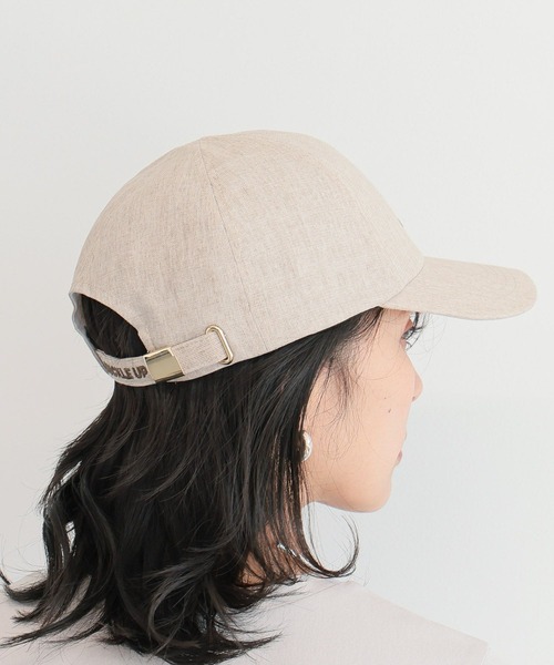 BARNYARDSTORM(バンヤードストーム)の「BARNYARDSTORM / リネンロゴキャップ(キャップ・レディース・チャコールグレー/ベージュ・FREE)」の21枚目の写真