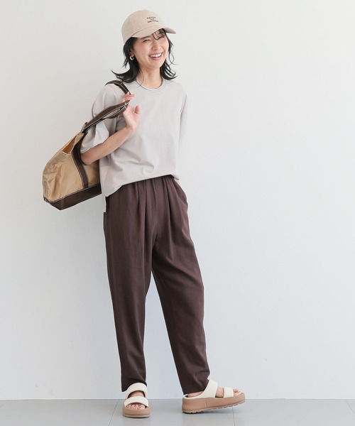 BARNYARDSTORM(バンヤードストーム)の「BARNYARDSTORM / リネンロゴキャップ(キャップ・レディース・チャコールグレー/ベージュ・FREE)」の22枚目の写真