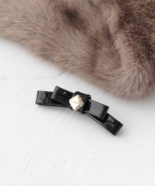 TOCCA(トッカ)の「BOW RIBBON FURTIPPET ティペット(マフラー・レディース・ベージュ系/ライトグレー系・F)」の10枚目の写真