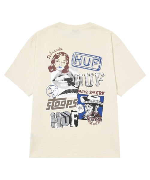 MASH UP TEE / HUF Tシャツ 半袖（Tシャツ/カットソー）｜HUF