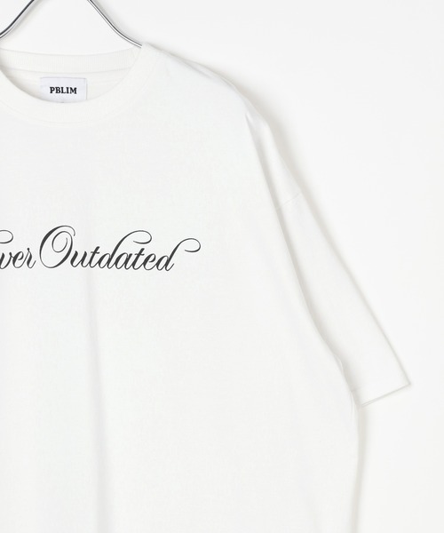 PBLIM(ページボーイリム)の「《UNISEX》ミックスワイドロゴTシャツ(Tシャツ/カットソー・レディース・オレンジ/グリーン/オフホワイト/グレー・MEDIUM/LARGE)」の7枚目の写真