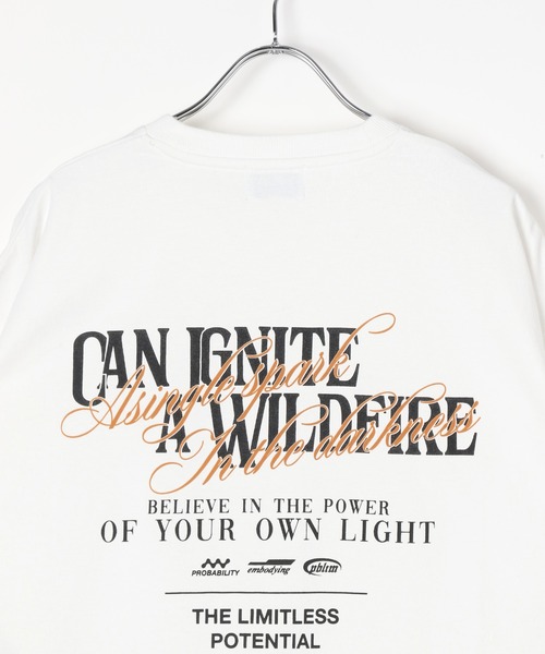 PBLIM(ページボーイリム)の「《UNISEX》ミックスワイドロゴTシャツ(Tシャツ/カットソー・レディース・オレンジ/グリーン/オフホワイト/グレー・MEDIUM/LARGE)」の10枚目の写真