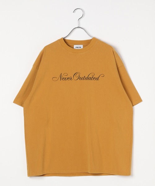PBLIM(ページボーイリム)の「《UNISEX》ミックスワイドロゴTシャツ(Tシャツ/カットソー・レディース・オレンジ/グリーン/オフホワイト/グレー・MEDIUM/LARGE)」の15枚目の写真