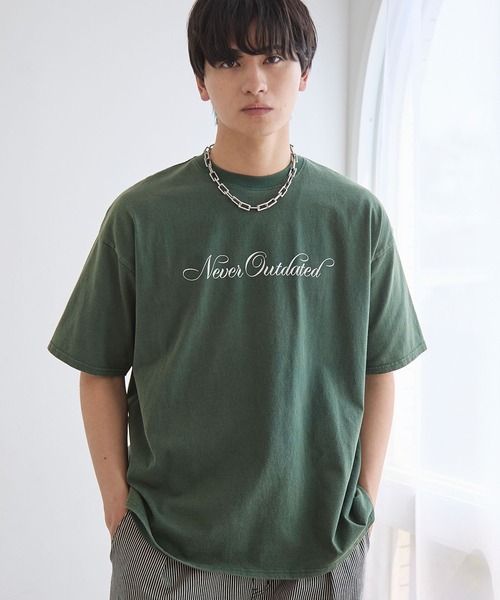 セール】《UNISEX》ミックスワイドロゴTシャツ（Tシャツ/カットソー