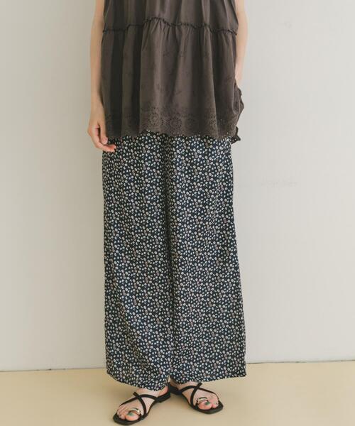 ITEMS URBANRESEARCH（アイテムズ アーバンリサーチ）の「ガライージーワイドパンツ（その他パンツ・レディース・ネイビー/ミント/ホワイト・FREE）」の7枚目の写真