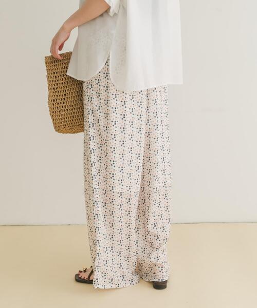 ITEMS URBANRESEARCH(アイテムズ アーバンリサーチ)の「ガライージーワイドパンツ(その他パンツ・レディース・ネイビー/ミント/ホワイト・FREE)」の7枚目の写真