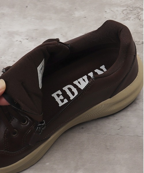 EDWIN(エドウィン)の「EDWIN 透湿・防水 スニーカー(スニーカー・メンズ・ダークブラウン/ブラック・26.5cm/25cm/25.5cm)」の14枚目の写真