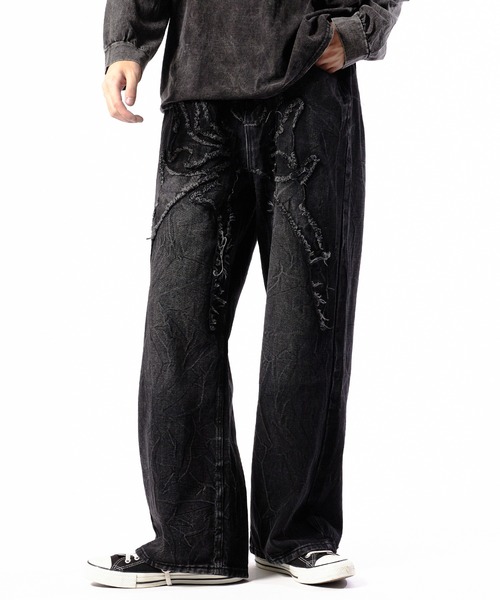 デニム・ジーパン IONSEOUL Carpender Damage Pants JE699 210.jpg