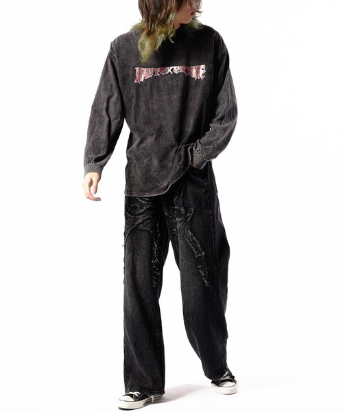 Theater code(シアターコード)の「Washed Crushed Denim Pants/ウォッシュ加工 クラッシュデニムパンツ 秋 秋服メンズ 2026年秋冬(デニムパンツ・メンズ・ブラック・FREE)」の18枚目の写真