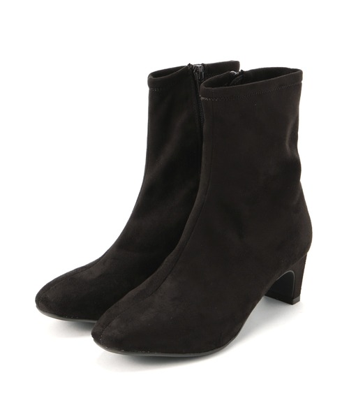 NATURAL BEAUTY BASIC（ナチュラルビューティーベーシック）の「◇【Oggi掲載】ストレッチショートブーツ（ブーツ・レディース・ブラウン/ダークブラウン/ブラック・22.5cm/23.5cm/24.0cm/24.5cm）」の14枚目の写真