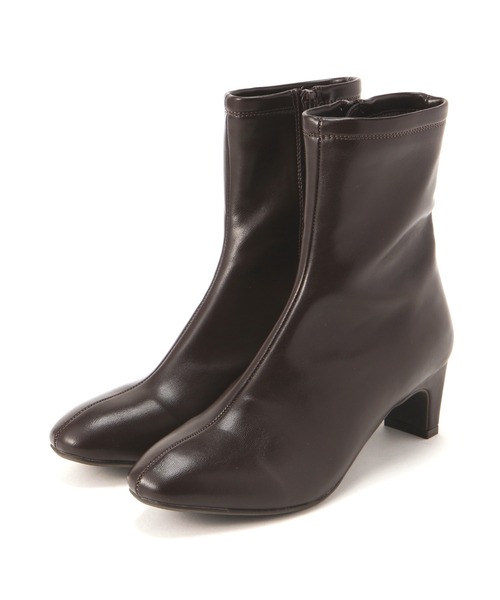 NATURAL BEAUTY BASIC（ナチュラルビューティーベーシック）の「◇【Oggi掲載】ストレッチショートブーツ（ブーツ・レディース・ブラウン/ダークブラウン/ブラック・22.5cm/23.5cm/24.0cm/24.5cm）」の15枚目の写真