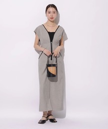 Mystrada（マイストラーダ）の「配色パイピングジャンスカ（ワンピース