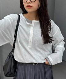 CIAOPANIC TYPY | 2WAYシアーヘンリーネックTEE(Tシャツ/カットソー)