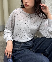 CIAOPANIC TYPY（チャオパニックティピー）の「【一枚でもレイヤードしても◎】2WAYシアーヘンリーネックTEE（Tシャツ/カットソー）」