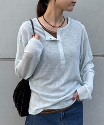 CIAOPANIC TYPY | 【新色追加】2WAYシアーヘンリーネックTEE(Tシャツ/カットソー)