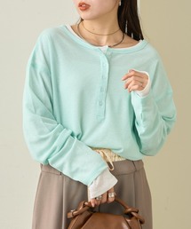 CIAOPANIC TYPY | 【新色追加】2WAYシアーヘンリーネックTEE(Tシャツ/カットソー)
