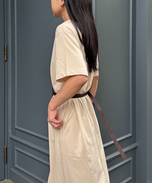 CIAOPANIC TYPY(チャオパニックティピー)の「前後2wayヘンリーネックカットワンピース/接触冷感(ワンピース・レディース・キャメル/グレー系その他/ブラック・ONE SIZE)」の11枚目の写真