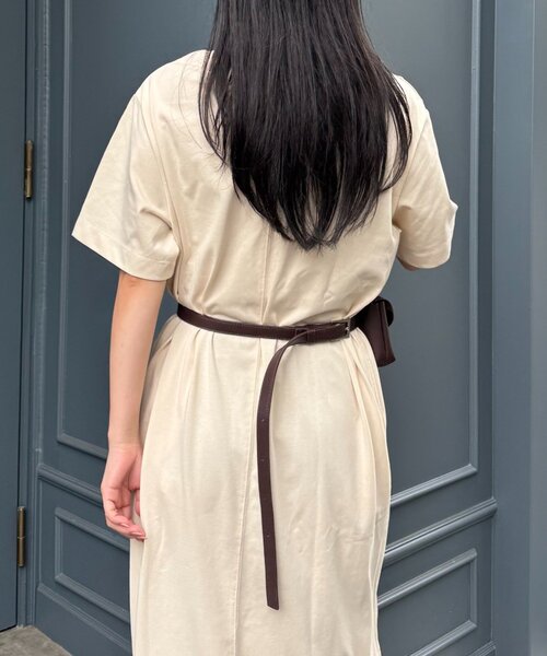 CIAOPANIC TYPY(チャオパニックティピー)の「前後2wayヘンリーネックカットワンピース/接触冷感(ワンピース・レディース・キャメル/グレー系その他/ブラック・ONE SIZE)」の12枚目の写真