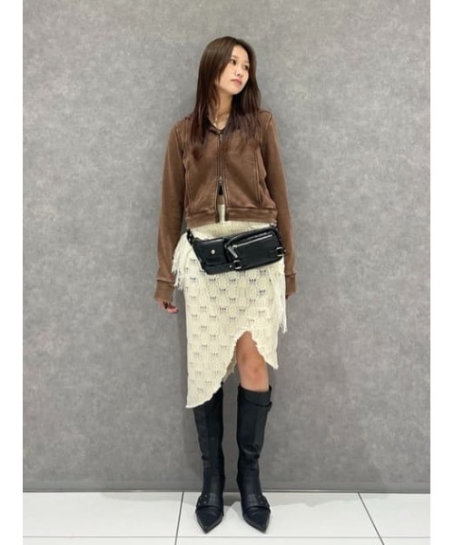 LAGUA GEM(ラグアジェム)の「WASH VINTAGE フーディ(パーカー・レディース・カーキ/ブラウン/ブラック・FREE)」の15枚目の写真