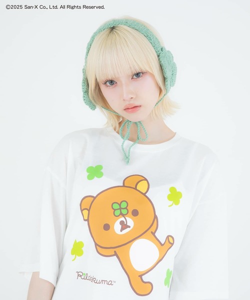 2022.完売　展示のみ　美品　CELERI 　イヤーマフ ニットイヤーマフ/イヤマフ/クローバー/NEO森ガール（イヤーマフ
