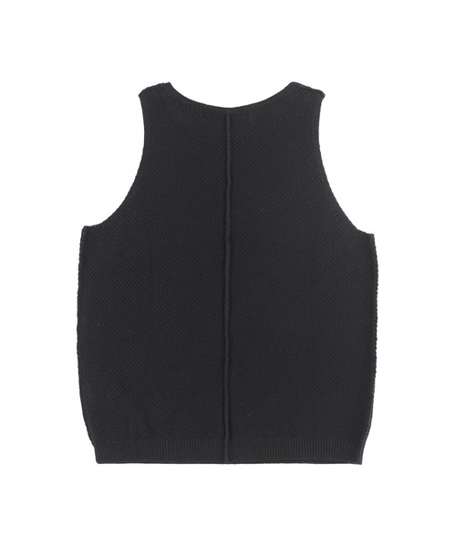 ALEXIA STAM（アリシアスタン）の「Cotton Knit Tank Top /ニットタンクトップ（タンクトップ・レディース・ライトグレー/ブラック・FREE）」の14枚目の写真