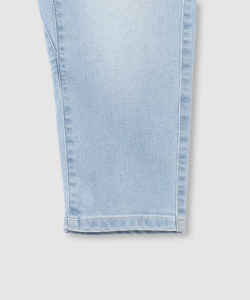 NAVY(ネイビー)の「NAVY のびるモン デニムストレッチベグトップパンツ(デニムパンツ・キッズ・ブラック/ライトブルー/ブルー・160/150/140/130/120)」の7枚目の写真