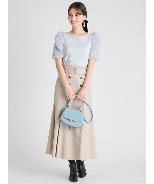 CELFORDセルフォード♪ハイウエストドレープマーメイドスカート セール】トレンチデザインマーメイドスカート（スカート）｜CELFORD