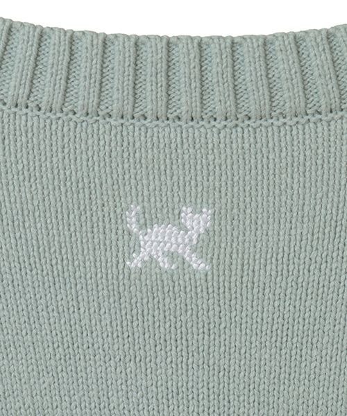 Candy Stripper（キャンディストリッパー）の「CAT LOVER KNIT カーディガン（カーディガン/ボレロ・レディース・ブルー/アイボリー/ブラック・FREE）」の10枚目の写真