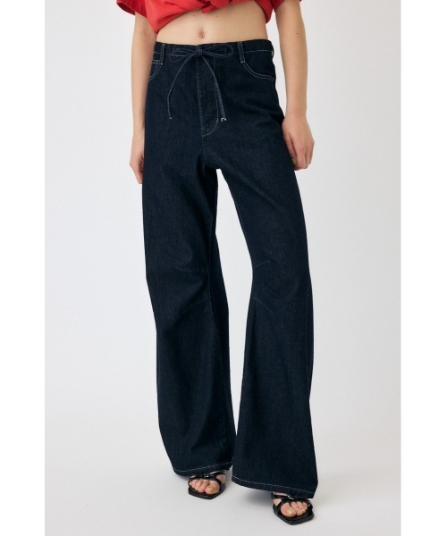 セール】EASY WAIST LIGHT STRAIGHT（デニムパンツ）｜MOUSSY