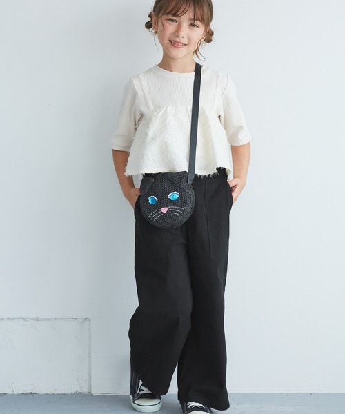 ROPE' PICNIC(ロペピクニック)の「【KIDS/キッズ】ストレッチベイカーパンツ(その他パンツ・キッズ・ブラック/ベージュ・S/M/L)」の3枚目の写真
