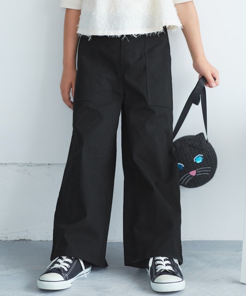 ROPE' PICNIC(ロペピクニック)の「【KIDS/キッズ】ストレッチベイカーパンツ(その他パンツ・キッズ・ブラック/ベージュ・S/M/L)」の7枚目の写真