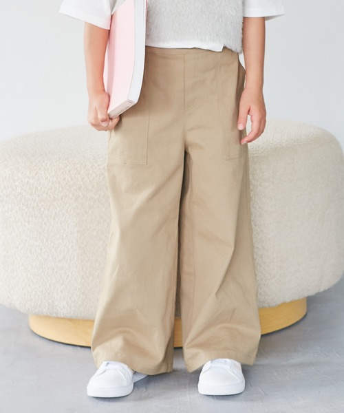 ROPE' PICNIC(ロペピクニック)の「【KIDS/キッズ】ストレッチベイカーパンツ(その他パンツ・キッズ・ブラック/ベージュ・S/M/L)」の10枚目の写真
