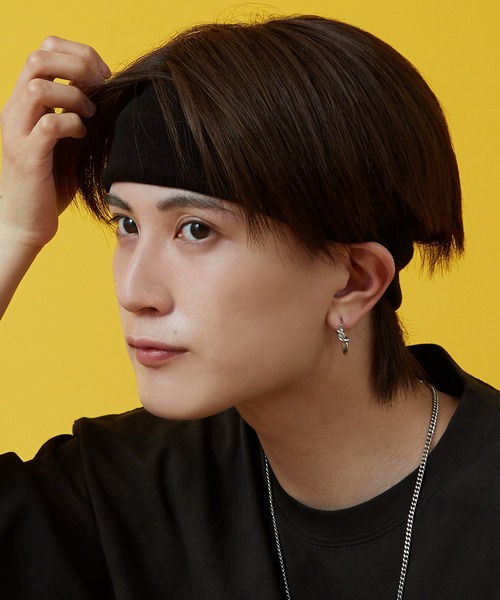 improves(インプローブス)の「マルチカラー ヘアバンド(ヘアバンド・メンズ・レッド/ネイビー/ベージュ/グレー/ブラック/ホワイト・FREE)」の2枚目の写真