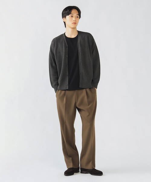 BEAMS HEART（ビームスハート）の「ニットカーディガン（S～XL）（カーディガン/ボレロ・メンズ・グレー/ブラック・SMALL/MEDIUM/LARGE/X-LARGE）」の4枚目の写真