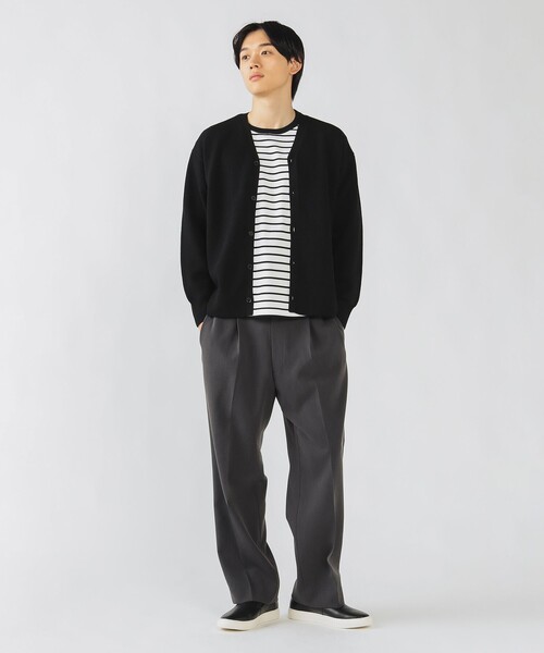 BEAMS HEART（ビームスハート）の「ニットカーディガン（S～XL）（カーディガン/ボレロ・メンズ・グレー/ブラック・SMALL/MEDIUM/LARGE/X-LARGE）」の7枚目の写真