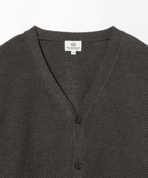 BEAMS HEART（ビームスハート）の「ニットカーディガン（S～XL）（カーディガン/ボレロ・メンズ・グレー/ブラック・SMALL/MEDIUM/LARGE/X-LARGE）」の16枚目の写真