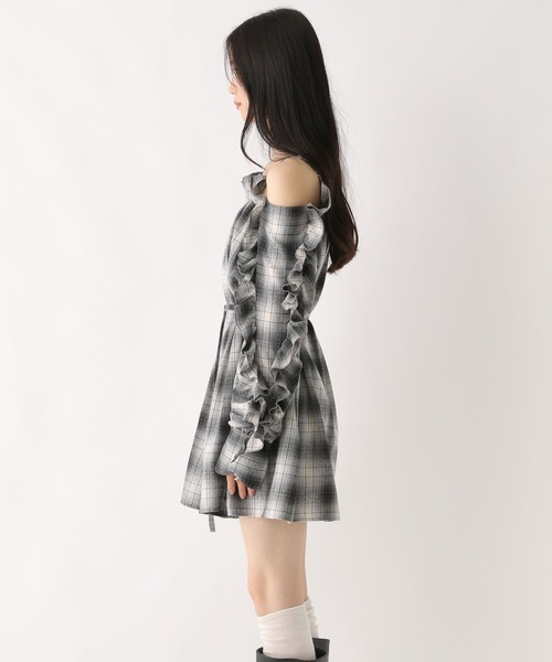 Heather（ヘザー）の「オフショルフリルミニワンピース　581381（ワンピース・レディース・アイボリー/ブラック系その他・FREE）」の19枚目の写真