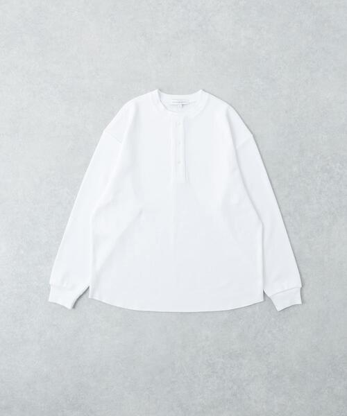 URBAN RESEARCH(アーバンリサーチ)の「『UR TECH』度詰めワッフルヘンリーロングスリーブ(Tシャツ/カットソー・メンズ・オートミール/ホワイト/ライトグレー/ブラック・MEDIUM/LARGE)」の1枚目の写真