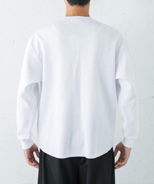 URBAN RESEARCH(アーバンリサーチ)の「『UR TECH』度詰めワッフルヘンリーロングスリーブ(Tシャツ/カットソー・メンズ・オートミール/ホワイト/ライトグレー/ブラック・MEDIUM/LARGE)」の15枚目の写真