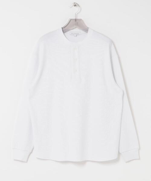 URBAN RESEARCH(アーバンリサーチ)の「『UR TECH』度詰めワッフルヘンリーロングスリーブ(Tシャツ/カットソー・メンズ・オートミール/ホワイト/ライトグレー/ブラック・MEDIUM/LARGE)」の16枚目の写真