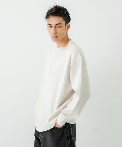 URBAN RESEARCH(アーバンリサーチ)の「『UR TECH』度詰めワッフルヘンリーロングスリーブ(Tシャツ/カットソー・メンズ・オートミール/ホワイト/ライトグレー/ブラック・MEDIUM/LARGE)」の21枚目の写真