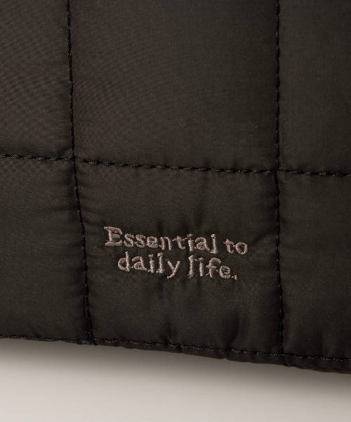 cache cache(カシュ カシュ)の「カシュカシュ cachecache / パディング刺繍リュック(バックパック/リュック・レディース・ベージュ系その他/グレー/ブラック・FREE)」の10枚目の写真