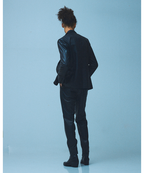 5351 POUR LES HOMMES（ゴーサンゴーイチプールオム）の「【セットアップ対応】レザー テーパード スラックスパンツ（スラックス・メンズ・ブラック・50/48/46/44）」の12枚目の写真